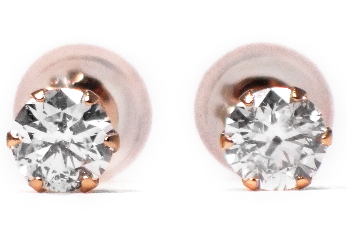 Dカラー Exカットダイヤモンド使用 K18pgダイヤモンド計0 4ctupピアス 鑑定書付き 一粒ダイヤピアス Answer Jewelry Dカラー Exカットダイヤモンド使用 K18pgダイヤモンド計0 4ctupピアス 鑑定書付き 一粒ダイヤピアス Answer Jewelry