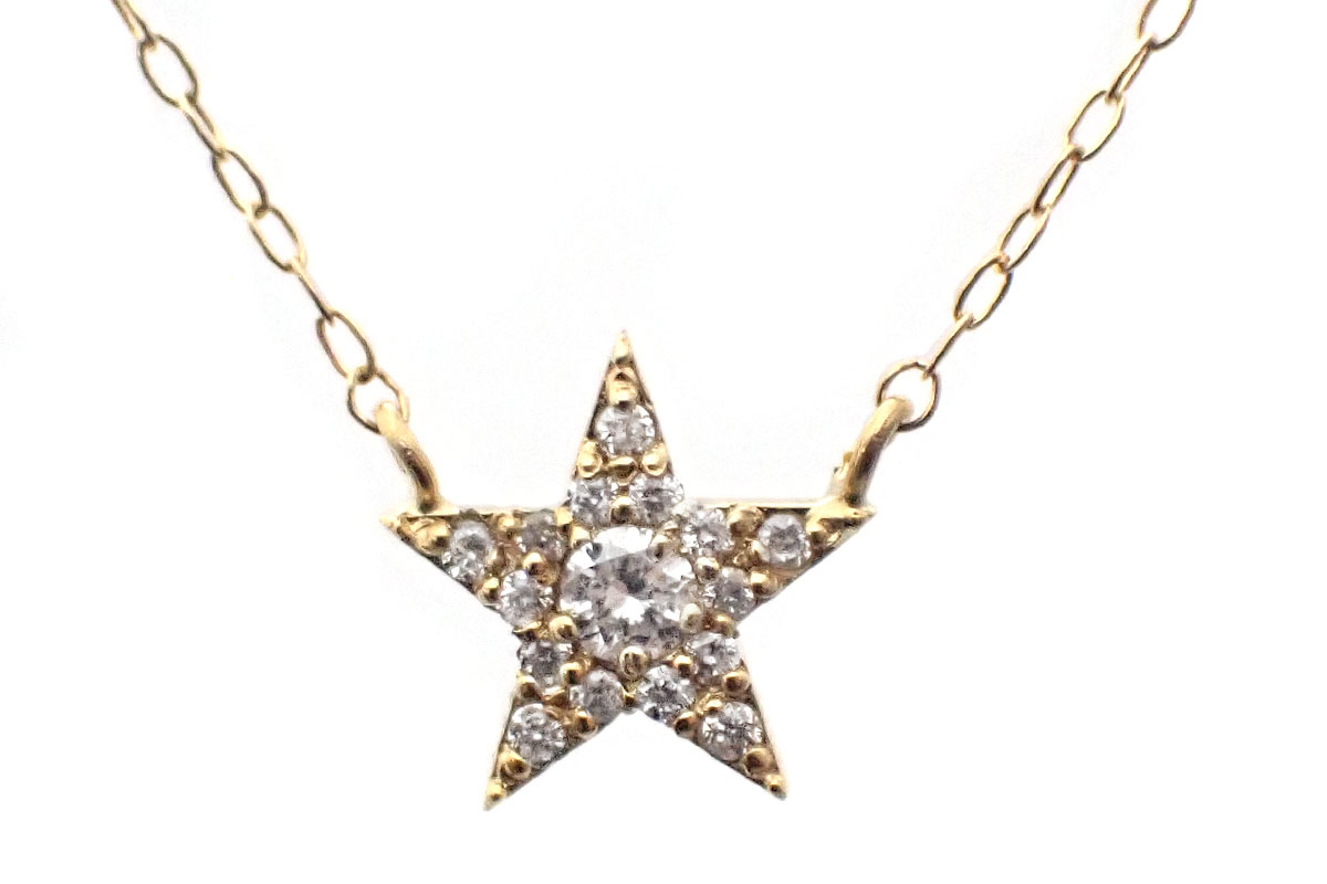 人気♪】K18YG(18金イエローゴールド)ダイヤモンド0.1ct リバーシブル